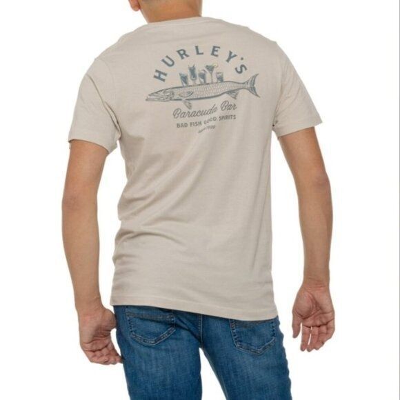 Hurley Men's Everyday Barracuda Bar Short Sleeve T-Shirt, Size Small - Picture 2 of 11